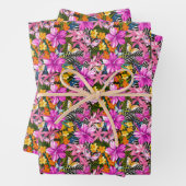 Tropische Blätter und Blume (Beispiel)