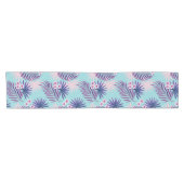 Tropische Blätter und Blume 2 Kurzer Tischläufer (Horizontal)