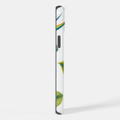 Tropische Blätter und Blume iPhone Hülle (Rechte Seite)