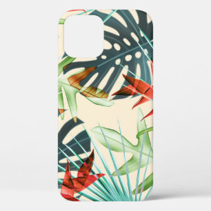 Tropische Blätter und Blume: Vibranntes Muster Case-Mate iPhone Hülle