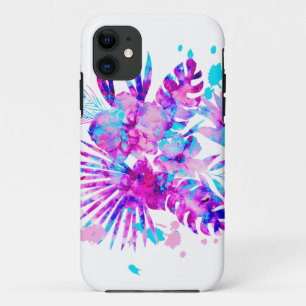 Tropische Blätter und Blüten Case-Mate iPhone Hülle
