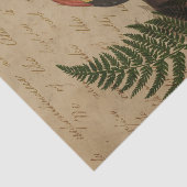 Tropische Blätter und Toucan Ephemera Seidenpapier (Ausschnitt)