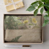 Tropische Blätter und Toucan Ephemera Seidenpapier (Geschenk)