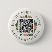 Tropische Blätter von Bachelorette kaufen die Brau Button (Vorderseite)