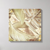 Tropische Blätter Wandkunst Leinwand (Vorderseite)
