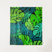 Tropische Blätter Wandteppich (Vorderseite)