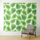 Tropische Blätter Wandteppich (Beispiel (Horizontal))