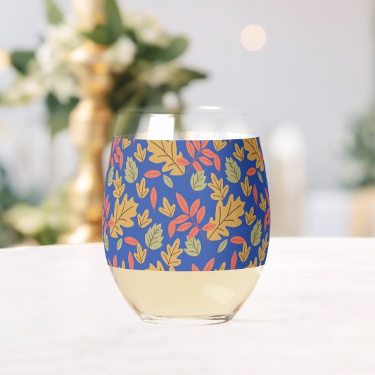 tropische Blätter Weinglas Ohne Stiel (Insitu (Hochzeit))