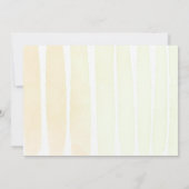 Tropische Blätter zum Geburtstag Einladung mit Fot (Rückseite)