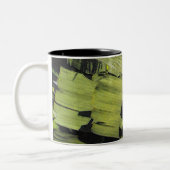 Tropische Blätter Zweifarbige Tasse (Links)