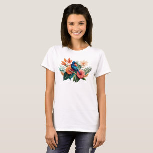 Tropische Bliss: Eine lebendige Fusion der Flora T-Shirt