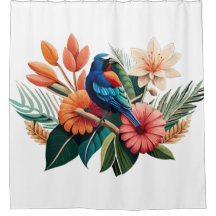 Tropische Bliss: Lebhafte Fusion von Flora und Fau