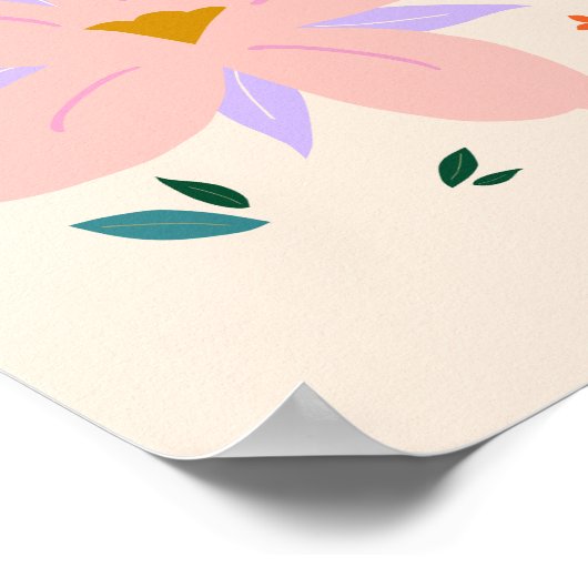 Tropische Blume | 02 Poster (Ecke)