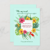 Tropische Blume Ankündigung (Vorne/Hinten)