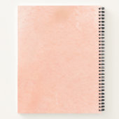 Tropische Blume Babydusche Geschenkliste Notizblock (Rückseite)