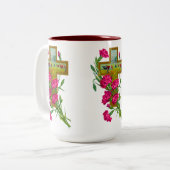 Tropische Blume Becher/Tasse 7 Zweifarbige Tasse (Vorderseite Links)