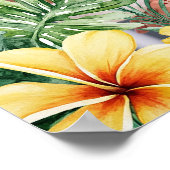 Tropische Blume - Beerdigungszeichen Poster (Ecke)