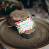 Tropische Blume Begleitkarte