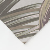 Tropische Blume, Blätter aus Palmen, Paradies Fleecedecke (Ecke)