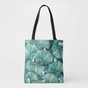 Tropische Blume, Blätter, nahtloser Hintergrund Tasche