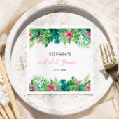 Tropische Blume Brautparty Napkins Serviette