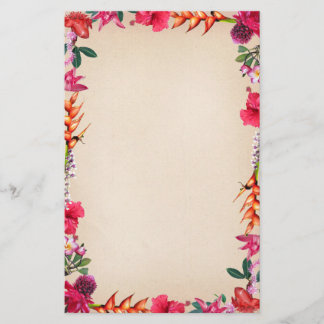 Tropische Blume Briefpapier