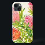 Tropische Blume Case-Mate iPhone Hülle<br><div class="desc">Wasserfarbene tropische Blume Künstler: Tim Oole</div>