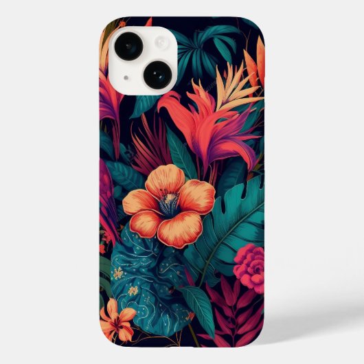 Tropische Blume Case-Mate iPhone Hülle (Rückseite)
