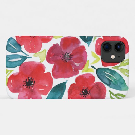 Tropische Blume Case-Mate iPhone Hülle (Rückseite (Horizontal))