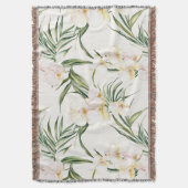 Tropische Blume Decke (Vorderseite Vertikal)