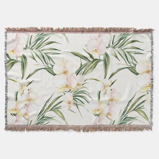 Tropische Blume Decke (Vorderseite)