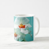 Tropische Blume der hawaiianischen "tanzenden Lady Kaffeetasse (VorderseiteRechts)