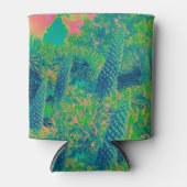 Tropische Blume Dosenkühler (Vorderseite)