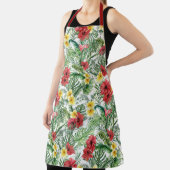 Tropische Blume-Dschungelblumenmuster Schürze (InSitu)