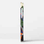 Tropische Blume, dunkler Hintergrund, nahtlos blüh Case-Mate iPhone Hülle (Rückseite / Links)