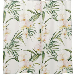 Tropische Blume Duschvorhang