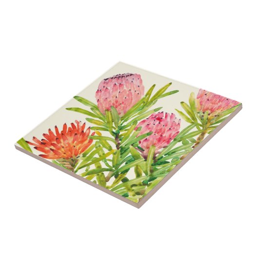 Tropische Blume Fliese (Seite)