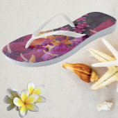 Tropische Blume Frenzy Dreh Flop Badesandalen