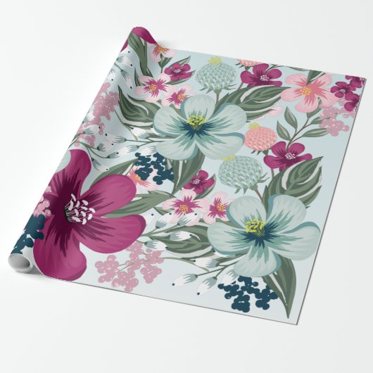 Tropische Blume für das 60lb-Wrapping-Papier auf B Geschenkpapier (Ungerollt)