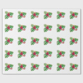 Tropische Blume Geschenkpapier (Flach)