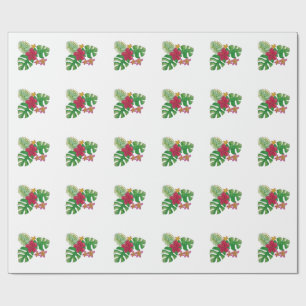 Tropische Blume Geschenkpapier
