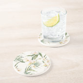 Tropische Blume Getränkeuntersetzer (Seite)