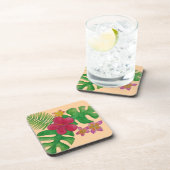 Tropische Blume Getränkeuntersetzer (Rechte Seite)