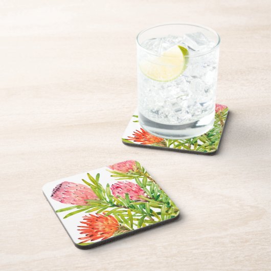 Tropische Blume Getränkeuntersetzer (Rechte Seite)