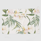 Tropische Blume Golfhandtuch (Horizontal)