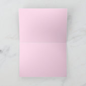 Tropische Blume Grußkarte Karte (Innenseite)