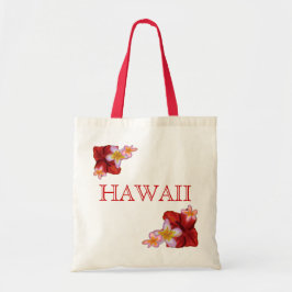 Tropische Blume Hawaii Mehrwegsack Tragetasche
