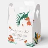 Tropische Blume Hochzeit Geschenkschachtel (Geöffnet)
