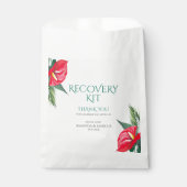 Tropische Blume Hochzeitskits für Erholungen Geschenktütchen (Vorderseite)