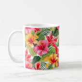Tropische Blume Kaffee Tasse (Links)